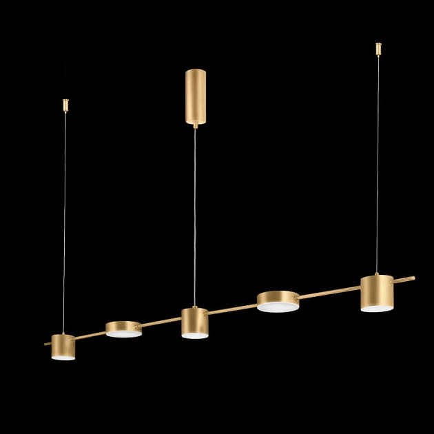 Подвесной светодиодный светильник Crystal Lux Tristan SP5 L1200 Gold Фото № 2
