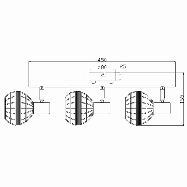 Спот Rivoli Fedora 7033-703 Б0047141 Фото № 2