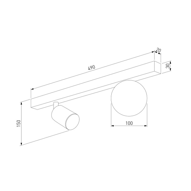 Потолочная люстра TK Lighting 10000 Vox Фото № 2
