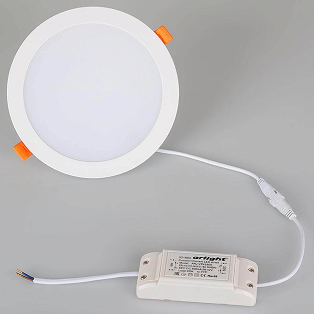 Встраиваемый светодиодный светильник Arlight DL-BL180-18W Warm White 021441 фото 5