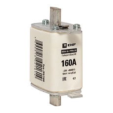 Плавкая вставка ППН-33 160/160А габарит 00 EKF PROxima fus-33/160