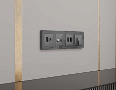 Лицевая панель AMBRELLA VOLT ALFA AP6658