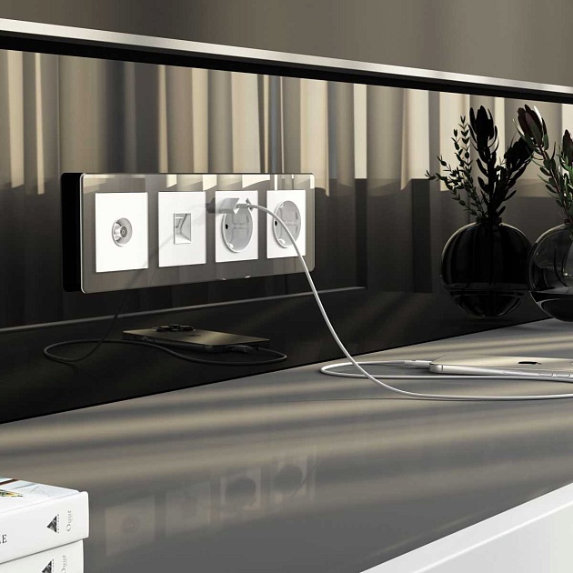 ТВ-розетка Werkel оконечная W1183041 4690389197369 Фото № 2