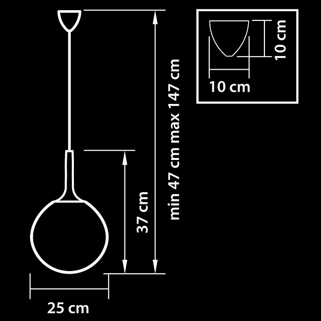 Подвесной светильник Lightstar Globo 813031 изображение 3 Подвесной светильник Lightstar Globo 813031 Фото № 3