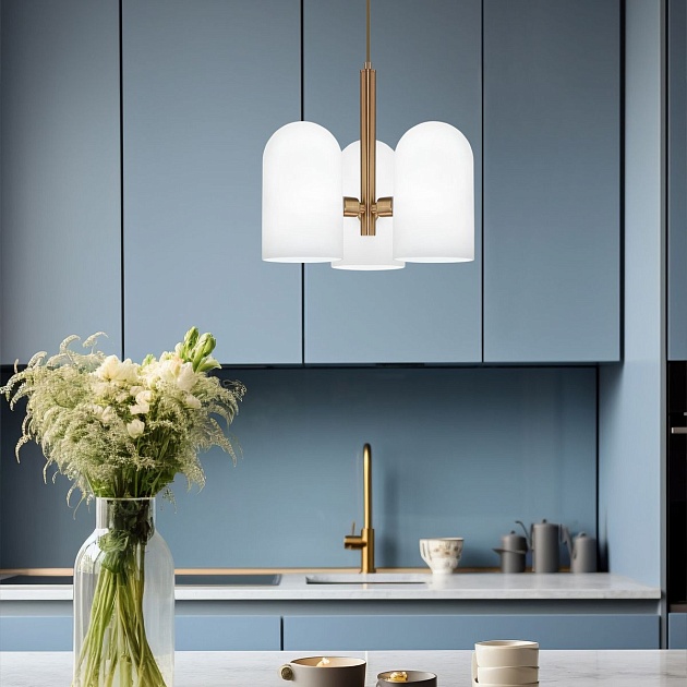 Подвесной светильник Eurosvet Bambola 50357/3 латунь Фото № 4