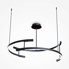 Подвесной светодиодный светильник Maytoni Line MOD016PL-L52BK 1