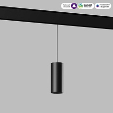 Подвесной трековый светодиодный светильник Elektrostandard Slim Magnetic Dim Amend 85073/01 черный a063534 1