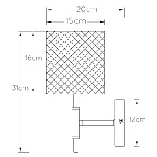 Бра Lucide Baskett 45259/01/30 1