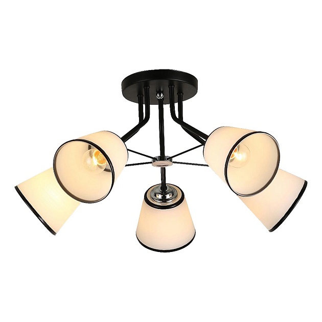 Потолочная люстра Toplight Persis TL1256D-05BK изображение 1 Потолочная люстра Toplight Persis TL1256D-05BK Фото № 1