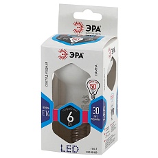Лампа светодиодная ЭРА E14 6W 4000K матовая LED R50-6W-840-E14 Б0020556 1