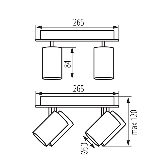 Спот Kanlux EVALO EL-4O W-SR 35696 изображение 3 Спот Kanlux EVALO EL-4O W-SR 35696 Фото № 3