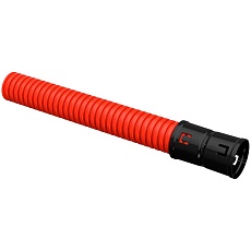 Труба гофрированная двустенная ПНД d=40мм красная (50м) IEK CTG12-040-K04-050-R