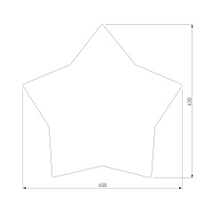 Настенный светильник TK Lighting 6972 Star 1
