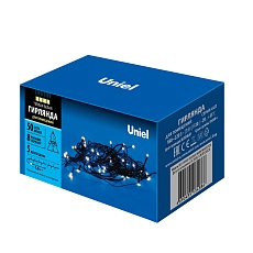 Светодиодная гирлянда Uniel 220V теплый белый ULD-S0500-050/DGA Warm White IP20 UL-00007304 3