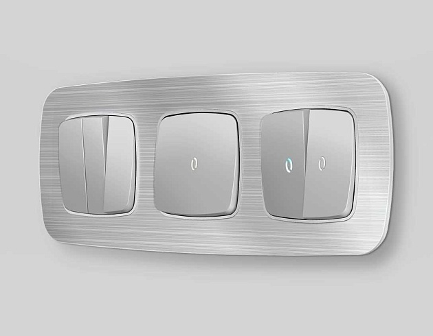 Лицевая панель выключателя AMBRELLA VOLT OP4040 изображение 2 Лицевая панель выключателя AMBRELLA VOLT OP4040 Фото № 2