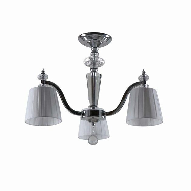 Потолочная люстра ЭкономСвет 13145/3CR WT Фото № 1