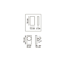 Бра Lightstar Fico 740617 1
