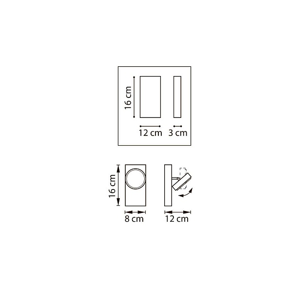 Бра Lightstar Fico 740617 Фото № 2