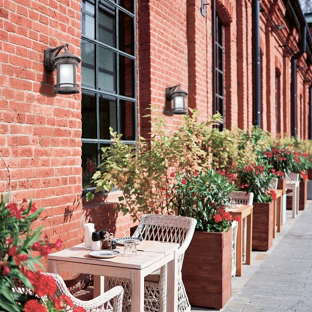 Уличный настенный светильник Maytoni Salamanca O031WL-01BR Фото № 10