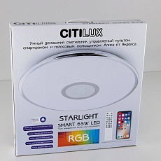Потолочный светодиодный светильник Citilux Старлайт Смарт CL703A65G 2