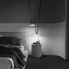 Подвесной светодиодный светильник Maytoni Technical Pendant system Parity Campana TR127B-12W3K-W 1