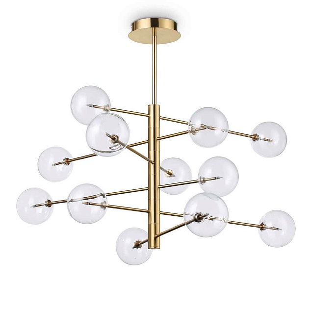 Подвесная люстра Ideal Lux Equinoxe SP12 Ottone Antico 200125 Фото № 1