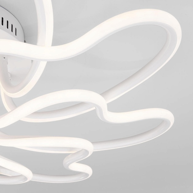 Потолочный светодиодный светильник Eurosvet Smart Floret 90235/8 белый фото 3