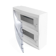 Бокс настенный Stekker EBX50-3/24-20 24 модуля, пластик, серия Standart 39649 3