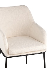 Кухонный стул с подлокотниками Stool Group Кози ткань букле молочный AV 318-L01-08 1