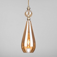 Подвесной светильник Eurosvet Ilario 50202/1 янтарный