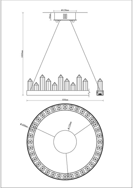 Подвесной светодиодный светильник Moderli Ingrid V9050-PL изображение 2 Подвесной светодиодный светильник Moderli Ingrid V9050-PL Фото № 2