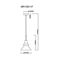 Подвесной светильник MyFar Kristina MR1350-1P 1