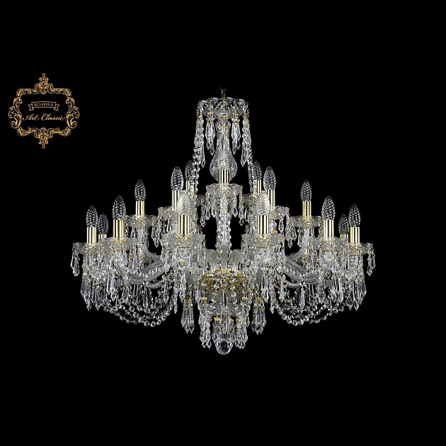 Подвесная люстра ArtClassic 11.23.12+6+3.300.Gd.Dr Фото № 1
