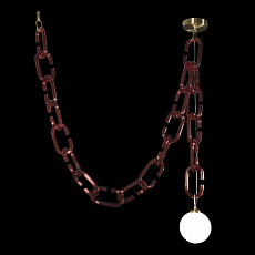 Подвесной светильник Loft IT Chain 10128C Red 1