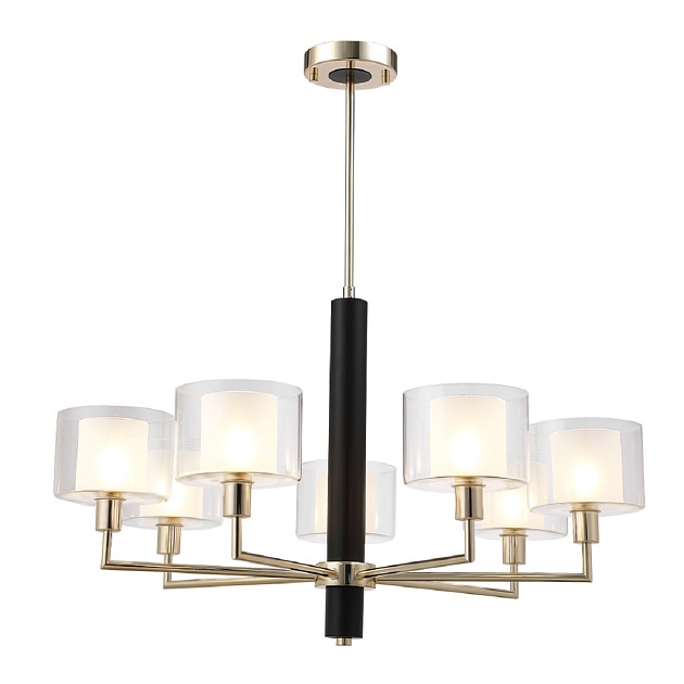 Подвесная люстра Crystal Lux Maestro SP-PL7 Gold Фото № 1
