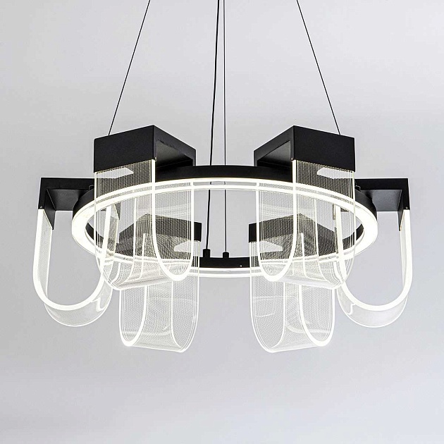 Подвесной cветильник LED4U L7707-600 BK изображение 6 Подвесной cветильник LED4U L7707-600 BK Фото № 6