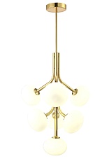 Подвесная люстра Crystal Lux ALICIA SP7 GOLD/WHITE 1