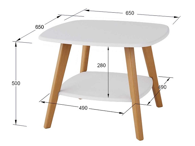 Журнальный стол Мебелик Хадсон 006933 Фото № 3