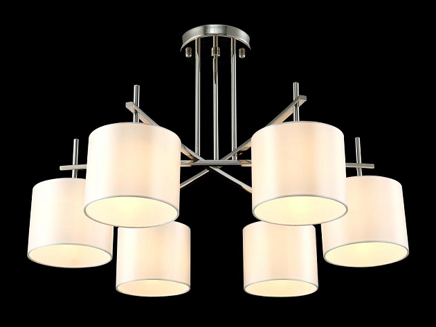 Потолочная люстра Crystal Lux Sergio PL6 Nickel изображение 5 Потолочная люстра Crystal Lux Sergio PL6 Nickel Фото № 5