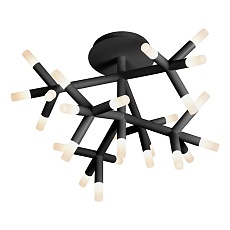 Потолочная светодиодная люстра iLedex Savage FS-017-X25 BK 2