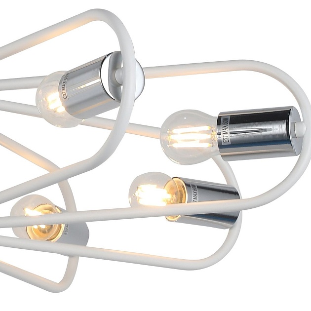 Потолочная люстра Illumico IL8253-8COU-79 WH CR изображение 2 Потолочная люстра Illumico IL8253-8COU-79 WH CR Фото № 2