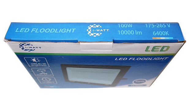 Прожектор светодиодный i-Watt 100W 6400K i-12108 фото 10