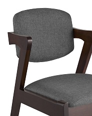Кухонный стул Stool Group VIVA массив гевеи (эспрессо) мягкое сидение темно-серое 2 шт. MH32060 BZ-17 DARK GREY-KOROB2
DARK GREY 1