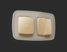 Лицевая панель выключателя AMBRELLA VOLT OP6020 2