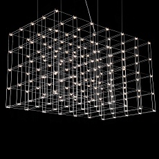 Подвесная люстра Imperium Loft Quasar Cosmos Square Led Pendant Light 80/80/140 252289-22