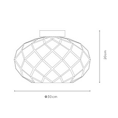 Потолочный светильник Lucide Wolfram 21117/30/30 1