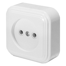 Розетка 2P Stekker Брест белый PST16-20-20 39687