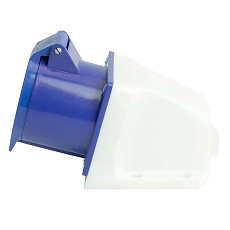Розетка 2P+PE Stekker с крышкой синий RST32-123-44 49433 3