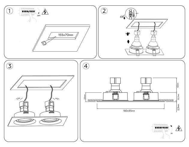 Встраиваемый точечный светильник  Ambrella light TECHNO SPOT TN102746 Фото № 7
