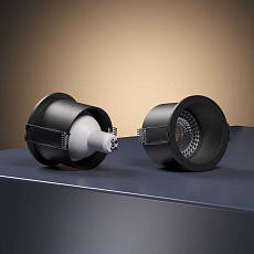 Встраиваемый светильник Elektrostandard Moll 25002/01 GU10 черный a064242 1